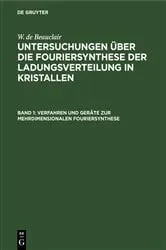 Book cover of Verfahren und Geräte zur mehrdimensionalen Fouriersynthese by W. de Beauclair