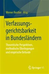 Book cover of Verfassungsgerichtsbarkeit in Bundesländern by Werner Reutter