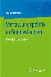 Book cover of Verfassungspolitik in Bundesländern by Werner Reutter