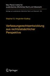 Book cover of Verfassungsrechtsentwicklung aus rechtstatsächlicher Perspektive by Unknown