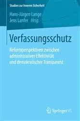 Book cover of Verfassungsschutz by Hans-Jürgen Lange