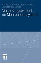 Book cover of Verfassungswandel im Mehrebenensystem by Christoph Hönnige
