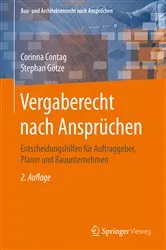 Book cover of Vergaberecht nach Ansprüchen (2nd ed.) by Corinna Contag
