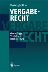 Book cover of Vergaberecht by Unknown