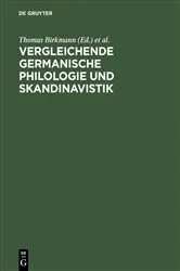 Book cover of Vergleichende Germanische Philologie und Skandinavistik by Thomas Birkmann
