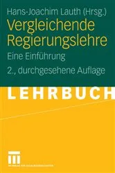 Book cover of Vergleichende Regierungslehre (2nd ed.) by Hans-Joachim Lauth