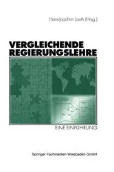 Book cover of Vergleichende Regierungslehre by Hans-Joachim Lauth