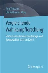Book cover of Vergleichende Wahlkampfforschung by Jens Tenscher