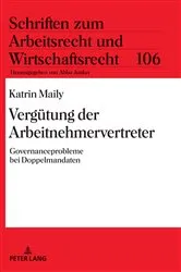 Book cover of Verguetung der Arbeitnehmervertreter by Abbo Junker