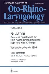 Book cover of Verhandlungsbericht 1996 der Deutschen Gesellschaft für Hals-Nasen-Ohren-Heilkunde, Kopf- und Hals-Chirurgie by Unknown