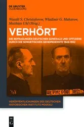 Book cover of Verhört by Vasilij Stepanowitsch Christoforow