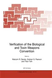 Book cover of Verification of the Biological and Toxin Weapons Convention by Malcolm R. Dando