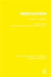 Book cover of Verification by Allan S. Krass