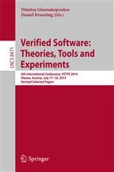 Book cover of Verified Software. Theories, Tools, and Experiments by Supratik Chakraborty