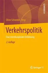Book cover of Verkehrspolitik (2nd ed.) by Oliver Schwedes