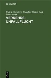 Book cover of Verkehrsunfallflucht by Unknown