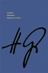 Book cover of Verleger • Humanist Homme de Lettres by Unknown