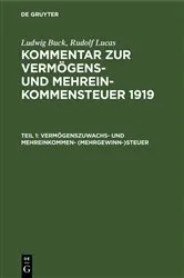 Book cover of Vermögenszuwachs- und Mehreinkommen- (Mehrgewinn-)steuer by Unknown