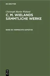 Book cover of Vermischte Aufsätze by Christoph Martin Wieland