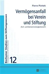 Book cover of Vermoegensanfall bei Verein und Stiftung by Unknown