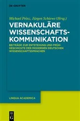 Book cover of Vernakuläre Wissenschaftskommunikation by Unknown