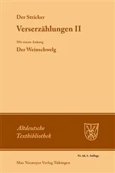 Book cover of Verserzählungen II (3rd ed.) by Unknown