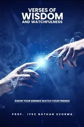 Book cover of VERSES OF WISDOM AND WATCHFULNESS by UZORMA , IYKE , NATHAN