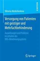 Book cover of Versorgung von Patienten mit geistiger und Mehrfachbehinderung by Unknown