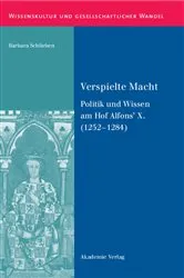 Book cover of Verspielte Macht by Barbara Schlieben