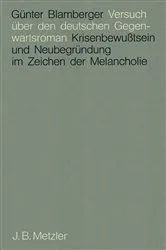 Book cover of Versuch Ã¼ber den deutschen Gegenwartsroman by GÃ¼nter Blamberger