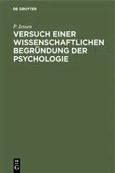 Book cover of Versuch einer wissenschaftlichen Begründung der Psychologie by Unknown