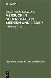 Book cover of Versuch in Scherzhaften Liedern und Lieder by Alfred Anger