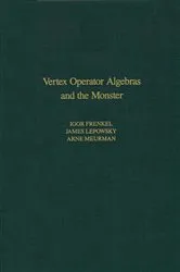 Book cover of Vertex Operator Algebras and the Monster by Igor Frenkel