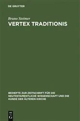 Book cover of Vertex Traditionis by Bruno Steimer