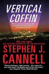 Book cover of Vertical Coffin by Stephen J. Cannell