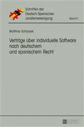 Book cover of Vertraege ueber individuelle Software nach deutschem und spanischem Recht by Deutsch-Spanische
