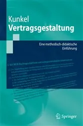 Book cover of Vertragsgestaltung by Carsten Kunkel