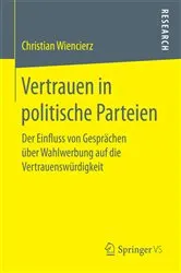 Book cover of Vertrauen in politische Parteien by Christian Wiencierz