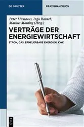 Book cover of Verträge der Energiewirtschaft by Peter Mussaeus
