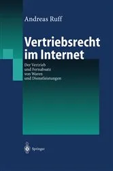 Book cover of Vertriebsrecht im Internet by Unknown
