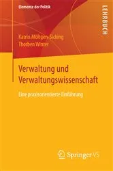 Book cover of Verwaltung und Verwaltungswissenschaft by Katrin Möltgen-Sicking
