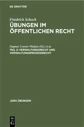 Book cover of Verwaltungsrecht und Verwaltungsprozessrecht by Friedrich Schoch
