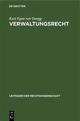 Book cover of Verwaltungsrecht by Unknown