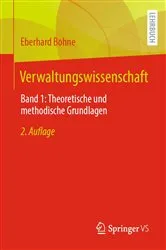 Book cover of Verwaltungswissenschaft (2nd ed.) by Eberhard Bohne