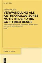 Book cover of Verwandlung als anthropologisches Motiv in der Lyrik Gottfried Benns by Thorsten Ries