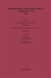 Book cover of Verzeichnis der in den Supplikenregistern der Pönitentiarie Alexanders VI. vorkommenden Personen, Kirchen und Orte des Deutschen Reiches (1492-1503) by DHI – Deutsches Historisches Institut