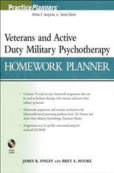 Book cover of Veterans and Active Duty Military Psychotherapy Homework Planner by James R. Finley