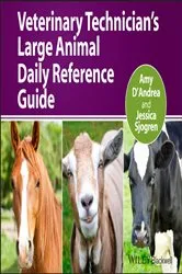 Book cover of Veterinary Technician's Large Animal Daily Reference Guide by Amy D'Andrea