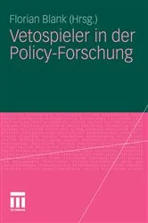 Book cover of Vetospieler in der Policy-Forschung by Florian Blank