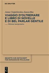 Book cover of Viaggio d’Oltremare e Libro di novelle e di bel parlar gentile by Anna Ciepielewska-Janoschka
